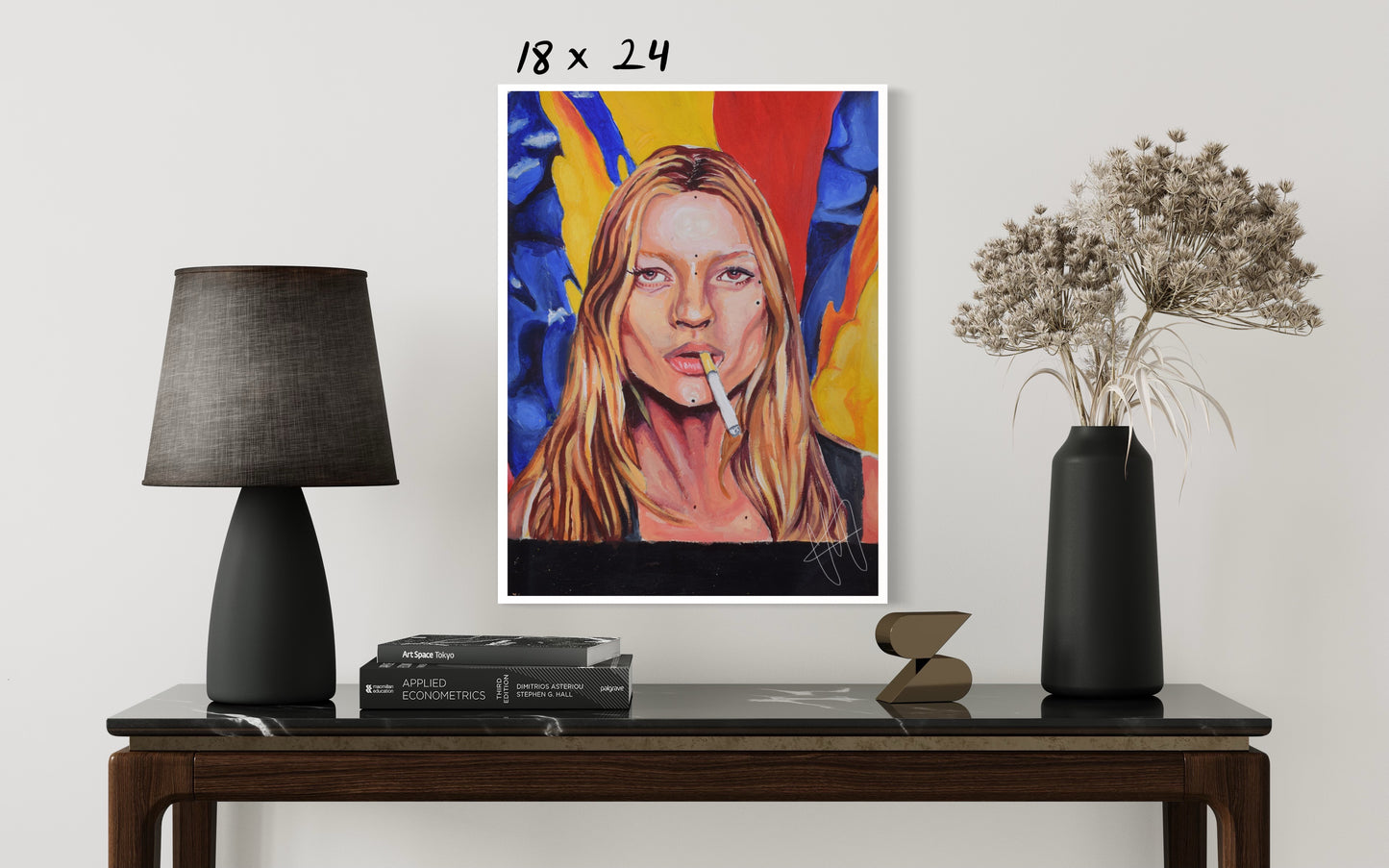 "KATE MOSS" PRINT